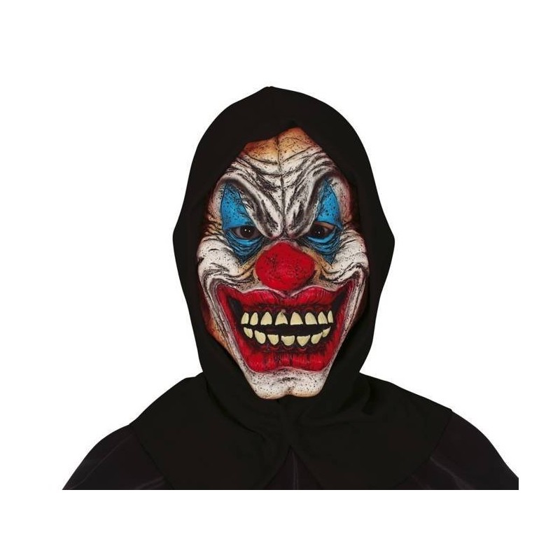 Maska czarna uśmiechnięty klaun straszny morderca - 1