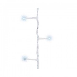 Lampki 80 led zew/wew z programatorem zimny biały 6m (białe) - 1