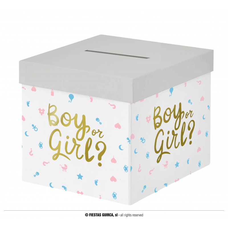 Pudełko prezentowe chłopczyk czy dziewczynka - 1