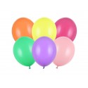 Balony lateksowe mocne mix pastelowych kolorów - 1