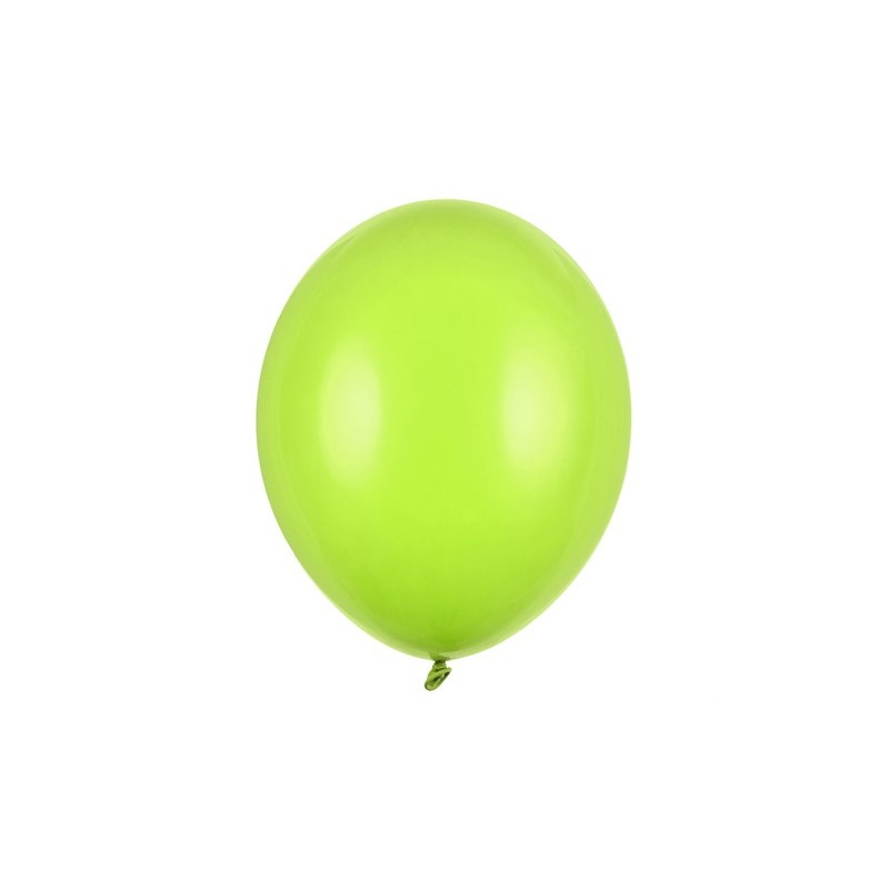 Balony lateksowe limonkowo zielone 27cm 100 szt - 1