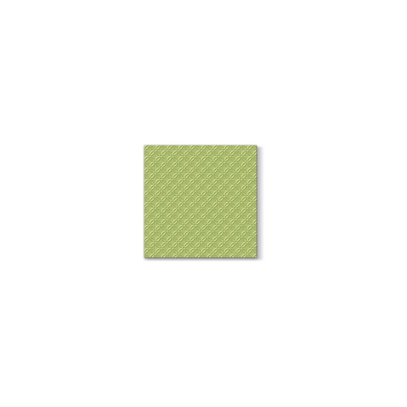 Serwetki papierowe ozdobne zielone z tłoczeniem - 1
