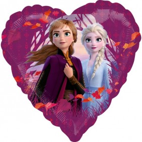 Balon foliowy serce Kraina Lodu 2 Anna i Elsa - 1
