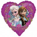 Balon foliowy serce Kraina Lodu Anna i Elsa frozen - 1
