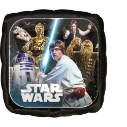 Balon foliowy kwadratowy Star Wars gwiezdne wojny