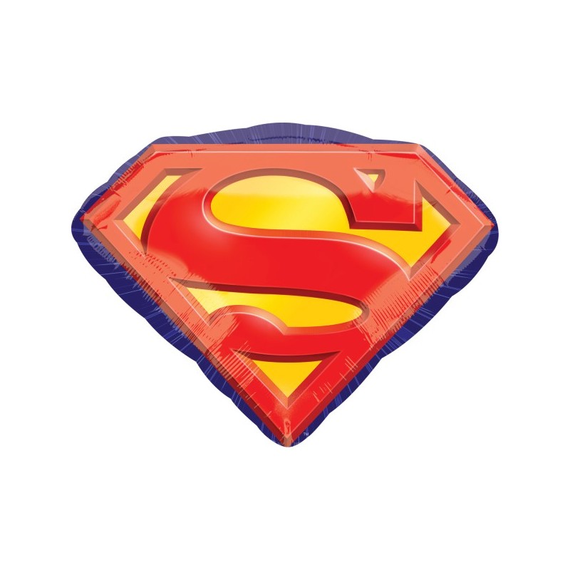 Balon foliowy znak Supermana superbohaterowie - 1