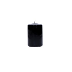 Świeca pieńkowa czarna lakierowana świeczka 9cm