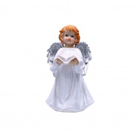 Figurka aniołek dziewczynka z gołębiem 22,5cm - 1