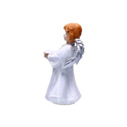 Figurka aniołek dziewczynka z gołębiem 22,5cm - 2