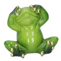 Figurka żaba siedząca ozdobna ceramiczna 5cm - 2