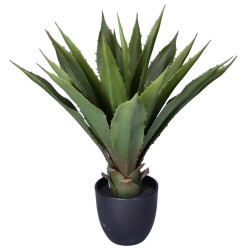 Aloes zielony sztuczna roślina w doniczce kaktus