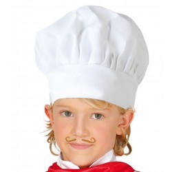Czapka szefa kuchni kucharza dziecięca biała