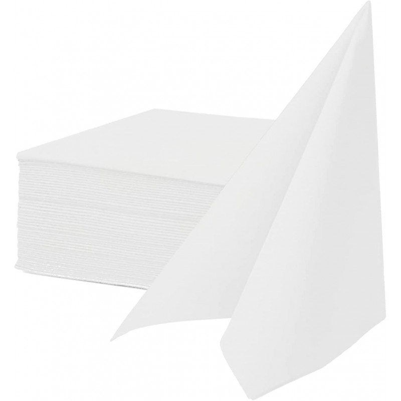 Serwetki flizelinowe Premium białe 40 x 40cm 50szt - 1