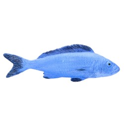 Ryba ozdobna niebieski zielony czerwony 27.5x8.8cm - 2