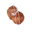 Karmnik dla ptaków łupina kokosa biała/brązowa - 5