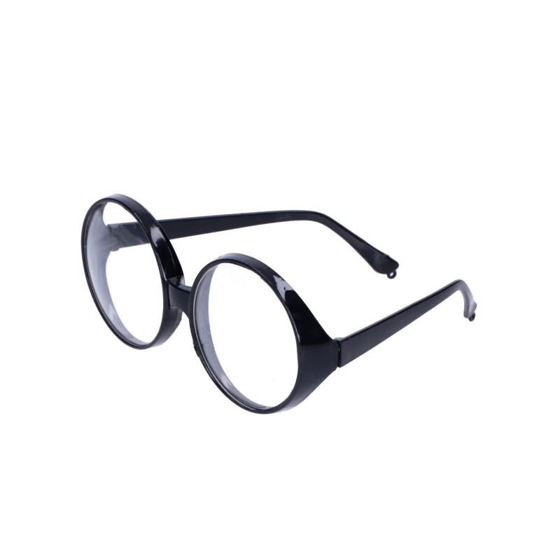 Okulary damskie okrągłe w czarnych oprawkach - 3