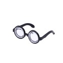 Okulary okrągłe czarne z grubymi szkłami dodatek - 3