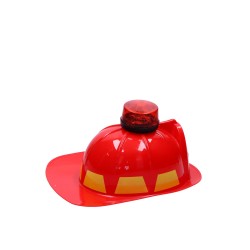 Hełm strażacki amerykański czerwony strażaka - 5