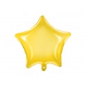 Balon foliowy gwiazdka żółta przezroczysta 19'' - 1