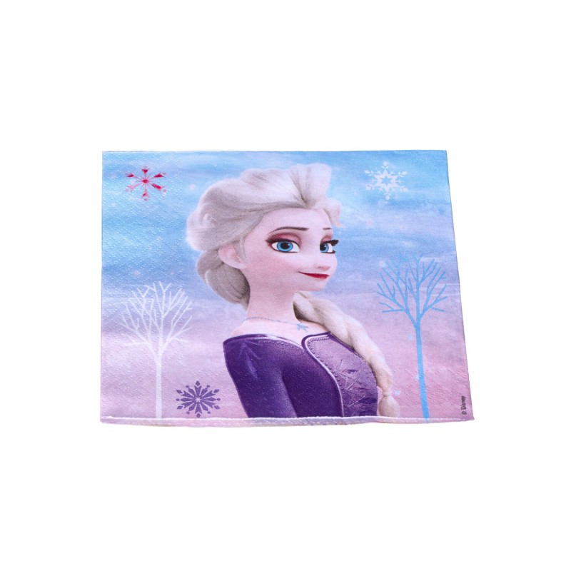 Serwetki papierowe Kraina Lodu Frozen Elsa róż - 3
