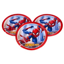 Talerze papierowe jednorazowe Spider Man Marvel x8 - 3