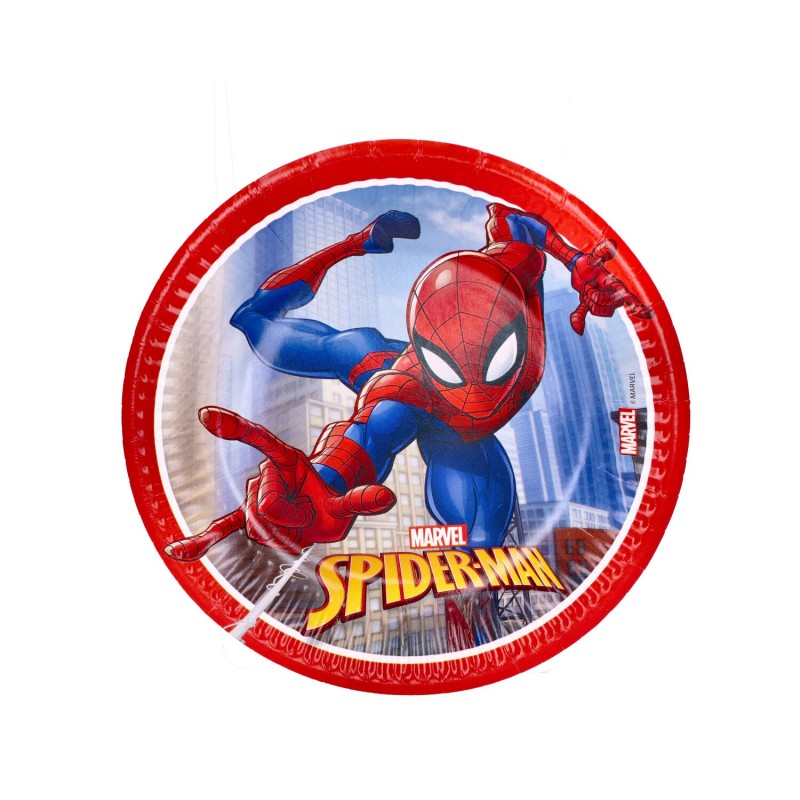 Talerze papierowe jednorazowe Spider Man Marvel x8 - 5