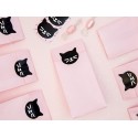 Torebki papierowe na słodycze różowe kotek 6szt - 4
