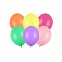 Balony lateksowe 23cm pastelowe kolorowe 100szt - 1