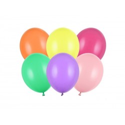 Balony lateksowe 23cm pastelowe kolorowe 100szt