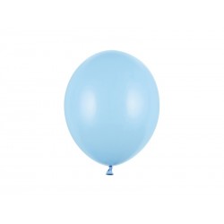 Balony lateksowe mocne pastelowe niebieskie 100szt - 1