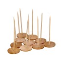 Patyczki bambusowe dyski na czekoladki 10cm 24 szt - 7