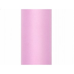 Tiul na rolce j.różowy dekoracyjny ozdobny DIY 9m - 1