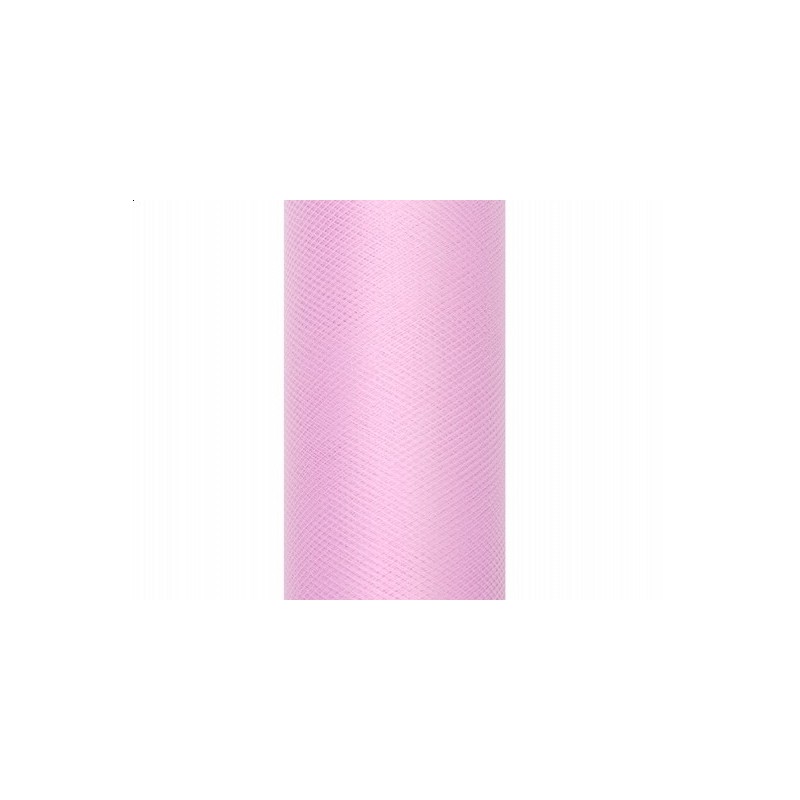 Tiul na rolce j.różowy dekoracyjny ozdobny DIY 9m - 1