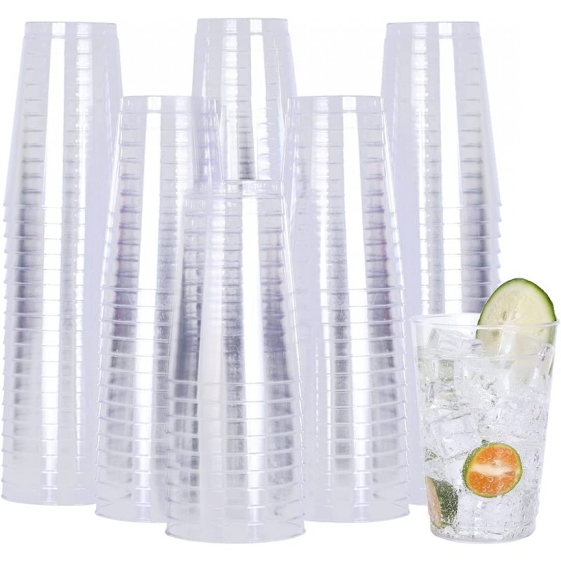 Szklanki plastikowe jednorazowe kubeczki 50 sztuk - 1
