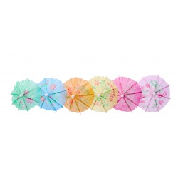 Kolorowe parasolki dekoracje papierowe do drinków