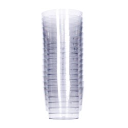 Małe Szklanki jednorazowe plastikowe 150ml 25sztuk