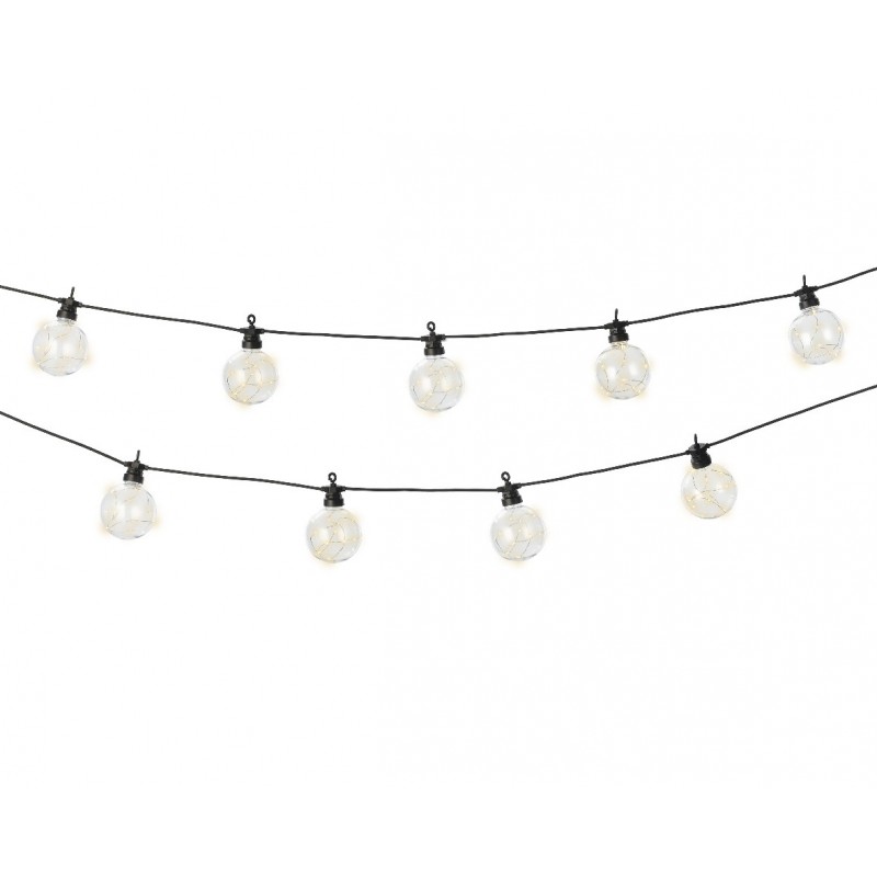 Lampki zewnętrzne LED ogrodowe ciepły biały 2,7m - 1