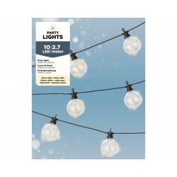 Lampki zewnętrzne LED ogrodowe ciepły biały 2,7m - 3