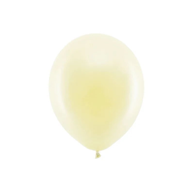 Balony lateksowe kremowe pastelowe 30cm 10szt - 1