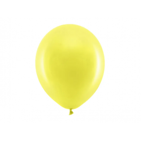 Balony lateksowe żółte pastelowe 30 cm 10szt - 1