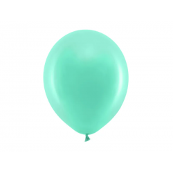 Balony lateksowe miętowe pastelowe 30 cm 10szt - 1