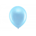 Balony lateksowe niebieskie metaliczne 30cm 10szt - 1