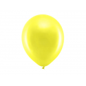Balony lateksowe żółte metaliczne 30cm 10szt - 1