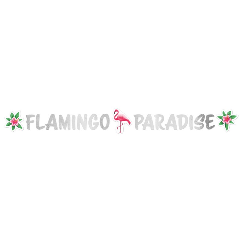 Baner papierowy flaming pastelowy holograficzny - 1