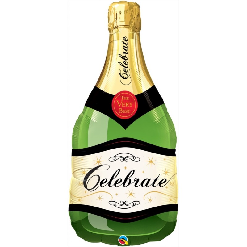 Balon foliowy na hel butelka szampana na imprezę - 1