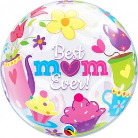 Balon gumowy Najlepsza Mama na dzień mamy na hel  - 1