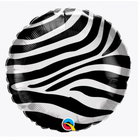 Balon foliowy 18" Zebra stripes pattern - 1