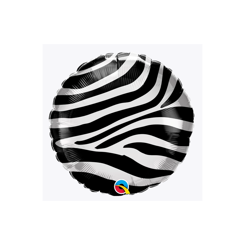 Balon foliowy 18" Zebra stripes pattern - 1