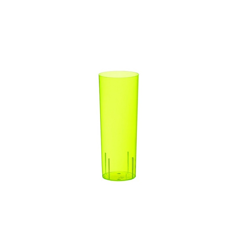 Kubki plastikowe do drinków zielone kieliszki jednorazowe 300ml 10szt - 1