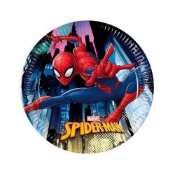 Talerz papierowy Spiderman Team Up 20cm x8 Marvel